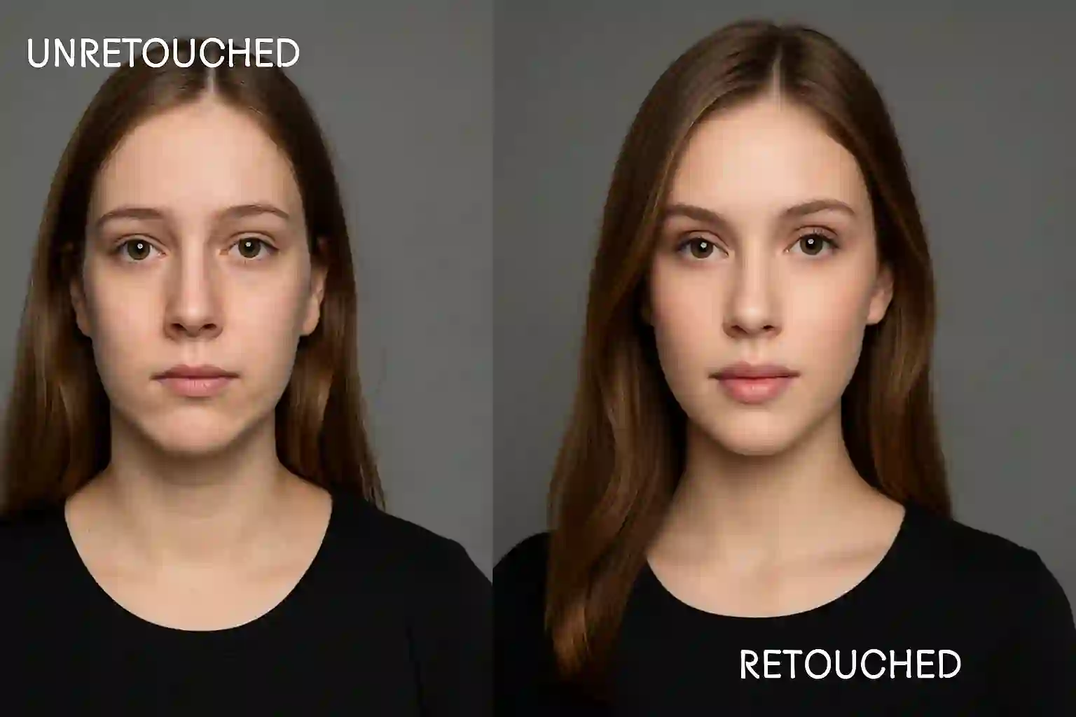 A professional photographer discussing retouching details with a team in a creative studio.